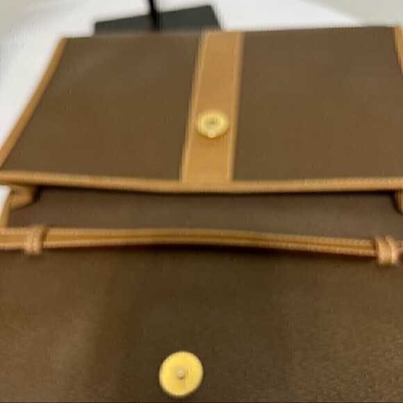 Lancel Brown Leather Vintage Shoulder Crossbody  Clutch Bag - Picture 5 of 14